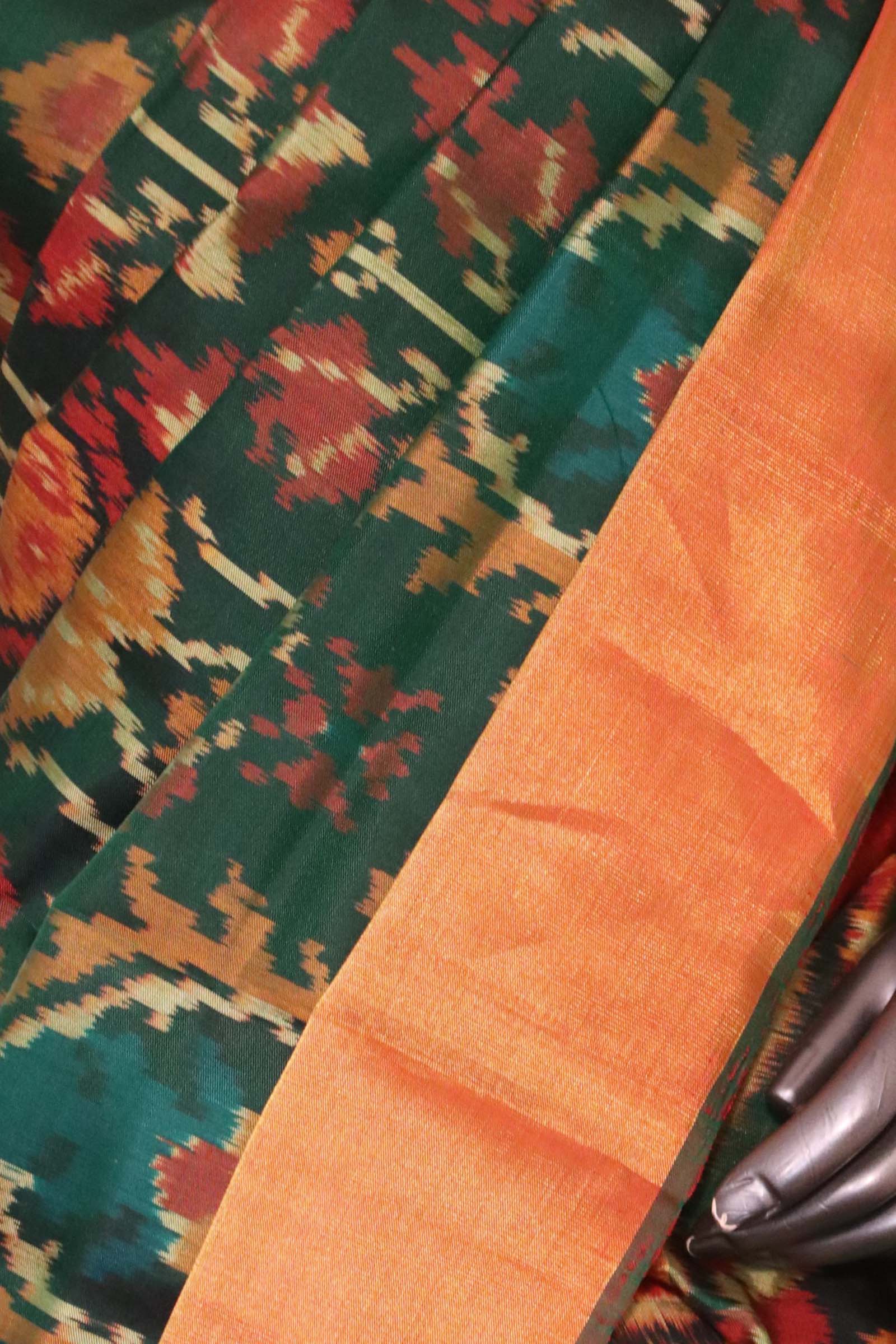 Pure Handloom Patola Ikat Silk Saree AL211558
